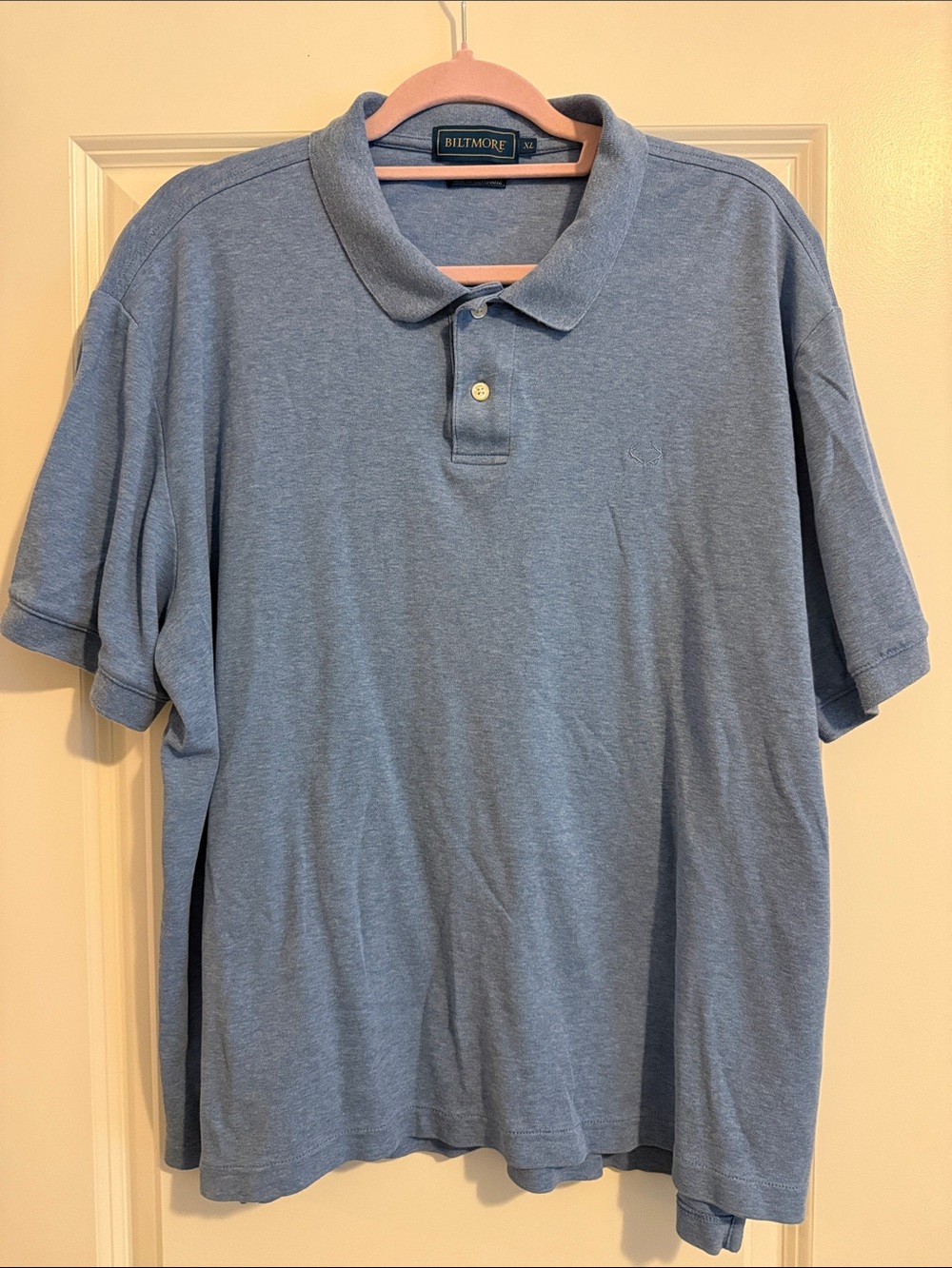 Biltmore Men’s Light Blue Polo Shirt - Classic Short Sleeve